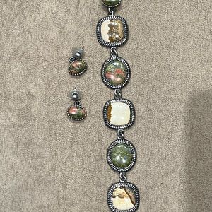 Premier design bracelet and earrings